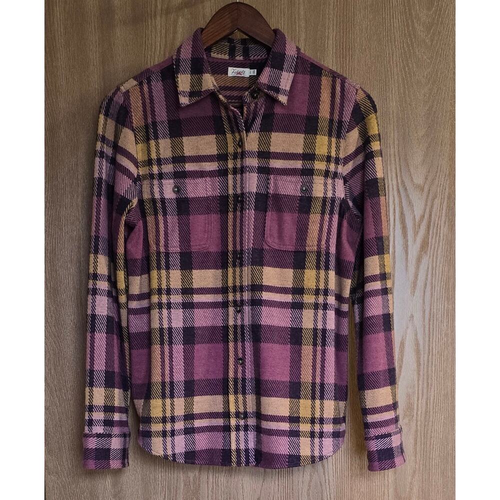Faherty Legend Sweater Shirt Lolita Plaid - Picture 2 of 11